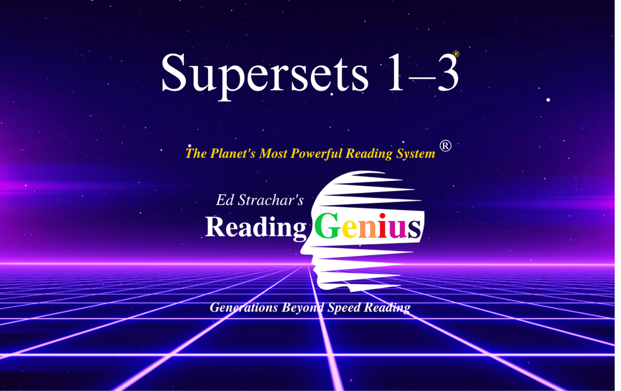 Reading Genius® Supersets 1–3