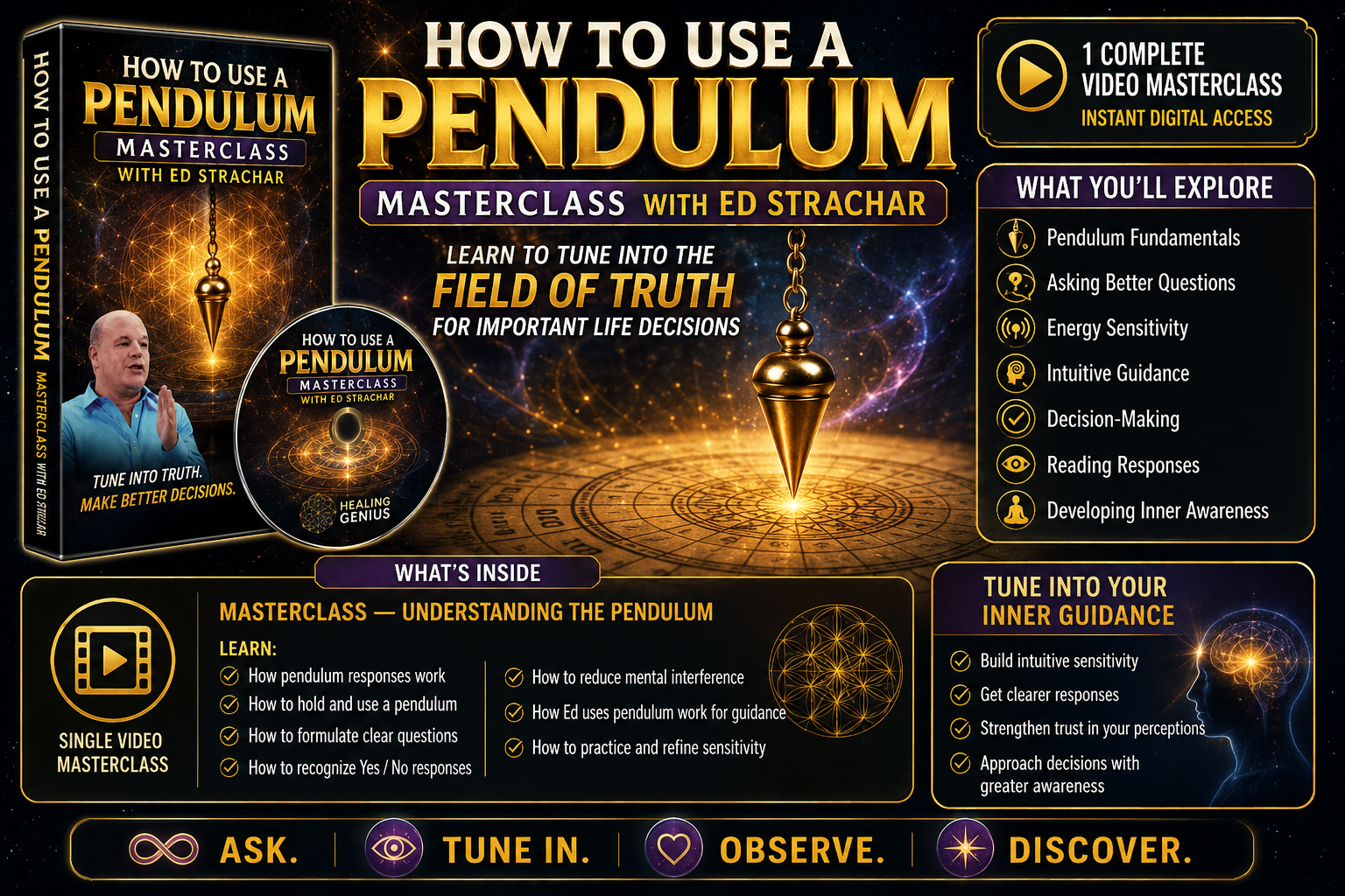 How to Use a Pendulum Masterclass overview