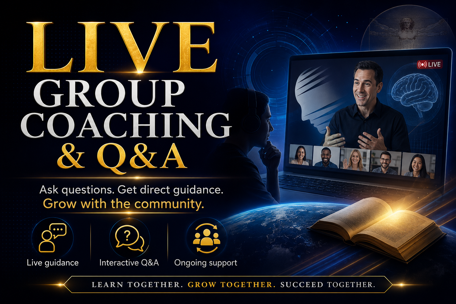 Live Group Coaching & Q&A